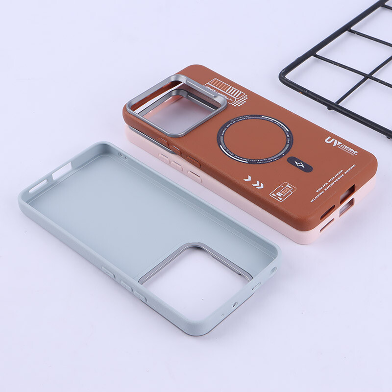 قاب چرمی ژله ای Leather شیائومی Redmi Note 14 طرح مگ سیف