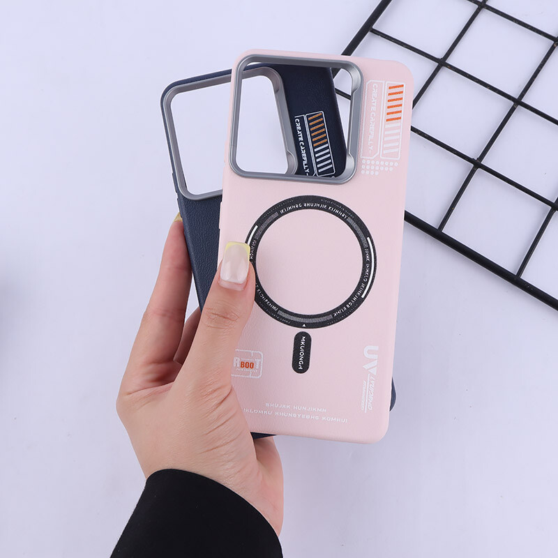 قاب چرمی ژله ای Leather شیائومی Redmi Note 14 طرح مگ سیف