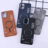 قاب چرمی ژله ای Leather سامسونگ Galaxy A31 طرح مگ سیف
