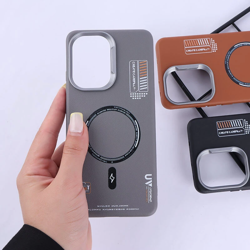 قاب چرمی ژله ای Leather شیائومی Poco X7 Pro طرح مگ سیف