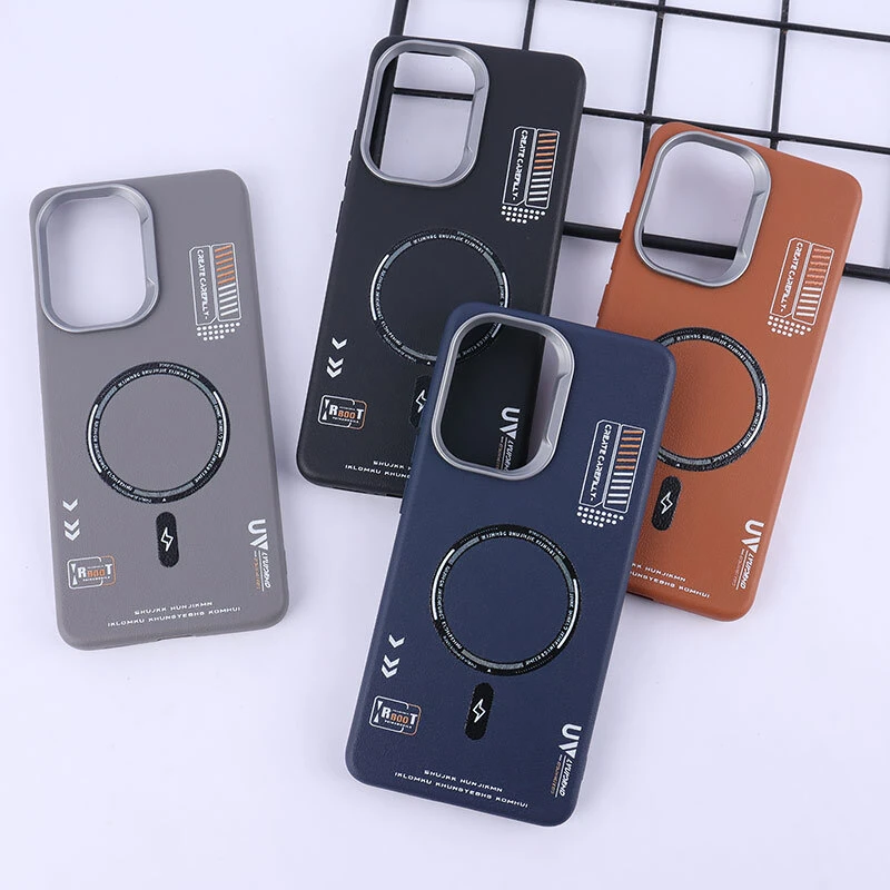 قاب چرمی ژله ای Leather شیائومی Poco X7 Pro طرح مگ سیف