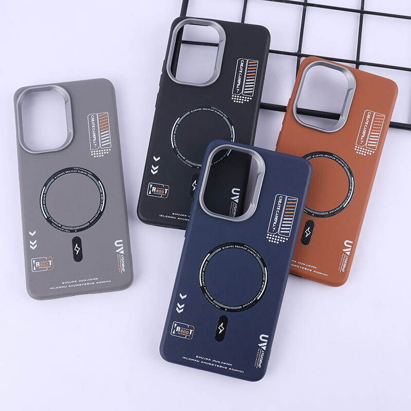 قاب چرمی ژله ای Leather شیائومی Poco X7 Pro طرح مگ سیف