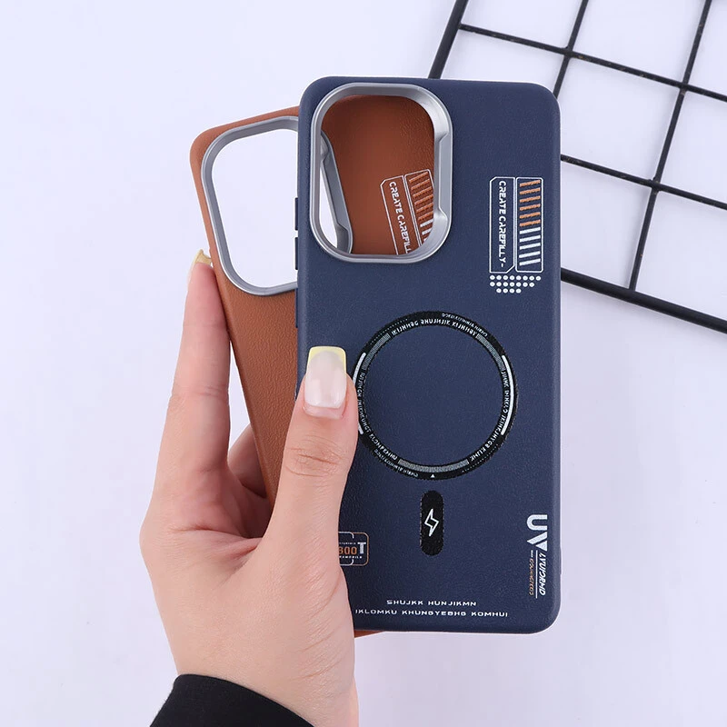 قاب چرمی ژله ای Leather شیائومی Poco X7 Pro طرح مگ سیف