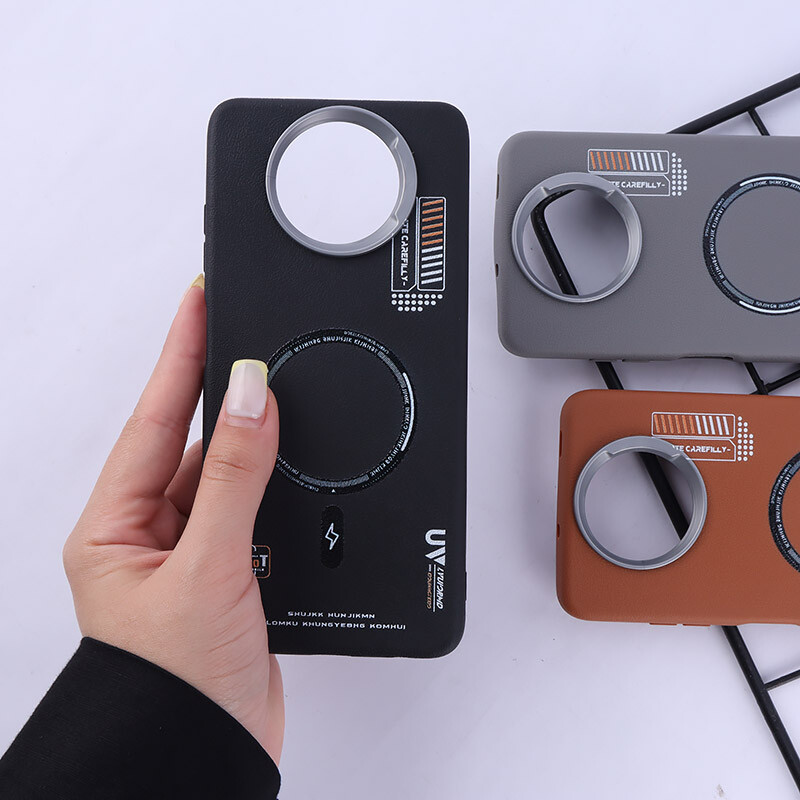 قاب چرمی ژله ای Leather شیائومی Poco X3 / X3 NFC / X3 Pro طرح مگ سیف