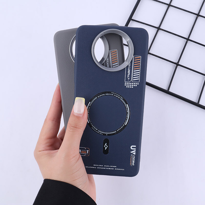 قاب چرمی ژله ای Leather شیائومی Poco X3 / X3 NFC / X3 Pro طرح مگ سیف