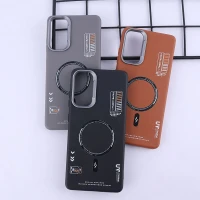 قاب چرمی ژله ای Leather سامسونگ Galaxy S20 FE طرح مگ سیف