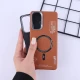 قاب چرمی ژله ای Leather سامسونگ Galaxy S20 FE طرح مگ سیف
