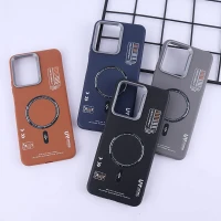 قاب چرمی ژله ای Leather شیائومی Redmi Note 12 4G طرح مگ سیف