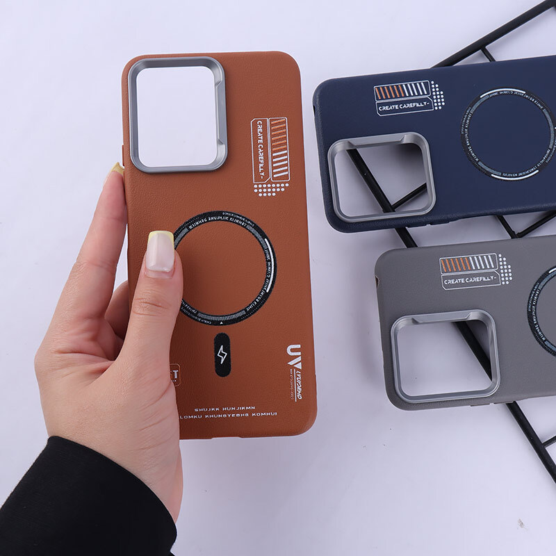 قاب چرمی ژله ای Leather شیائومی Redmi Note 12 4G طرح مگ سیف