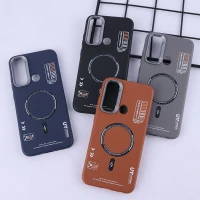 قاب چرمی ژله ای Leather شیائومی Redmi Note 8 طرح مگ سیف