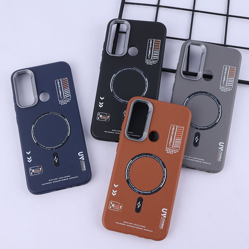 قاب چرمی ژله ای Leather شیائومی Redmi Note 8 طرح مگ سیف
