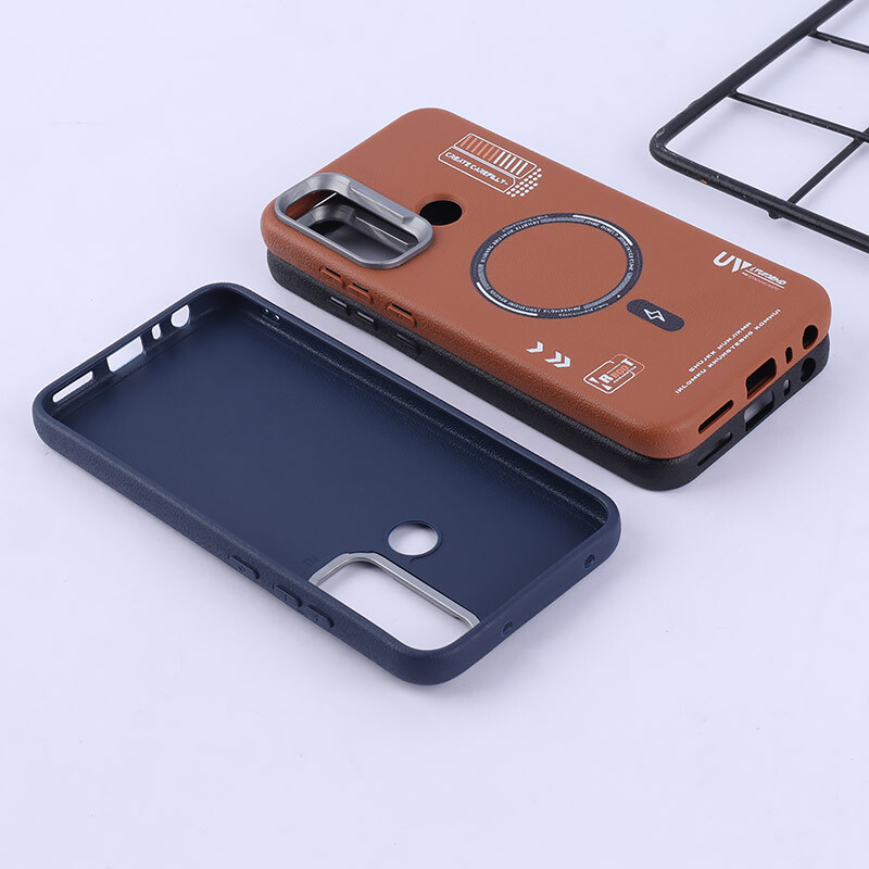 قاب چرمی ژله ای Leather شیائومی Redmi Note 8 طرح مگ سیف