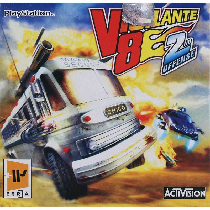 بازی Vigilante 8: 2nd Offense لوح زرین مناسب برای PS1