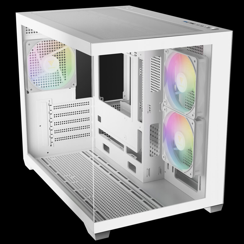 کیس کامپیوتر گیم دیاس Gamdias AURA GC10M WH ARGB