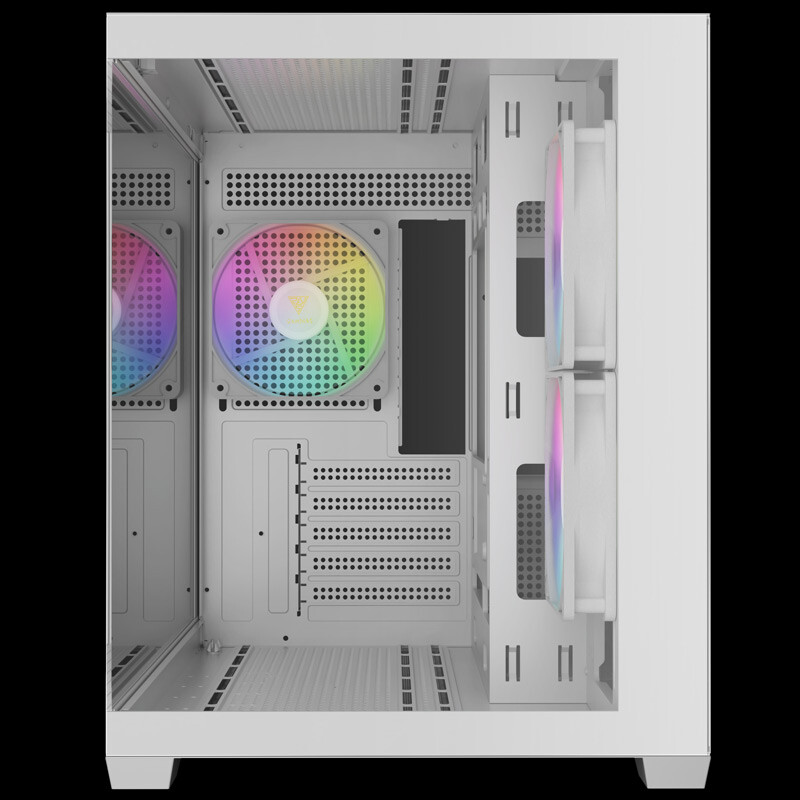 کیس کامپیوتر گیم دیاس Gamdias AURA GC10M WH ARGB