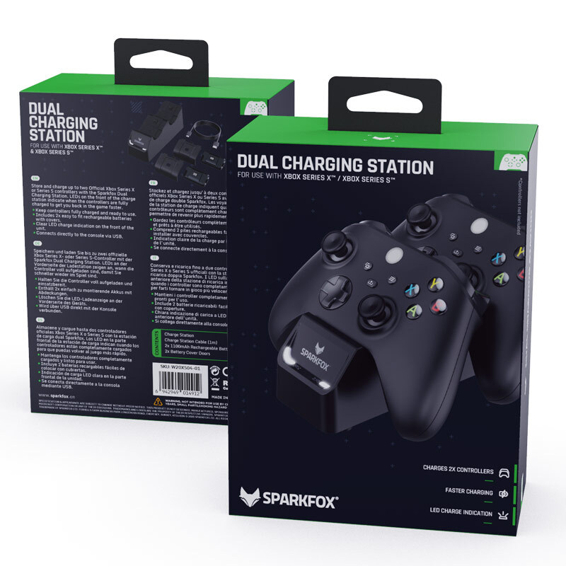 پایه شارژر دسته بازی Xbox Series X/S اسپارک فاکس W20X504