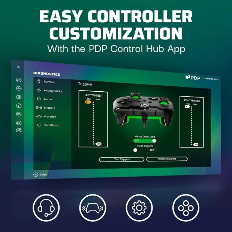 دسته بازی PDP NEON BLACK XBOX Series X/S / PC
