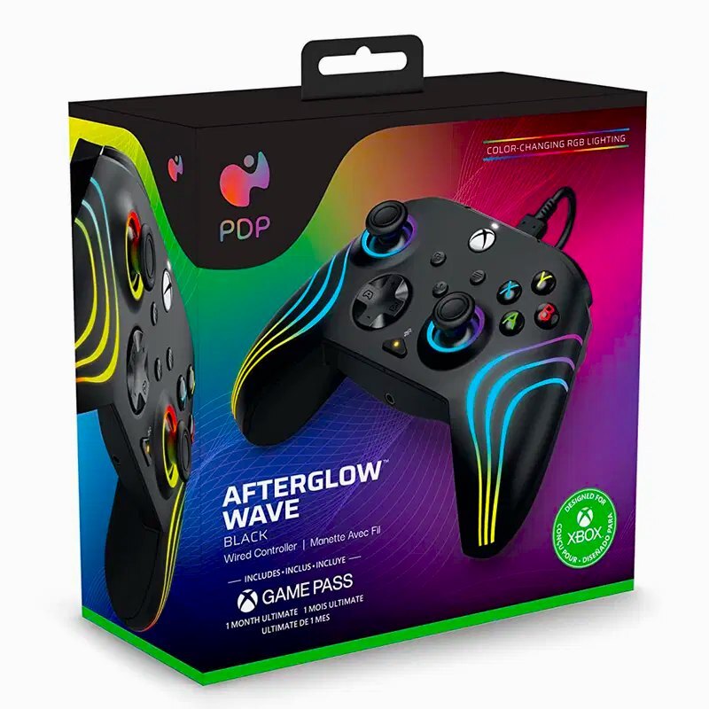 دسته بازی PDP Afterglow Wave Black XBOX Series X/S / PC