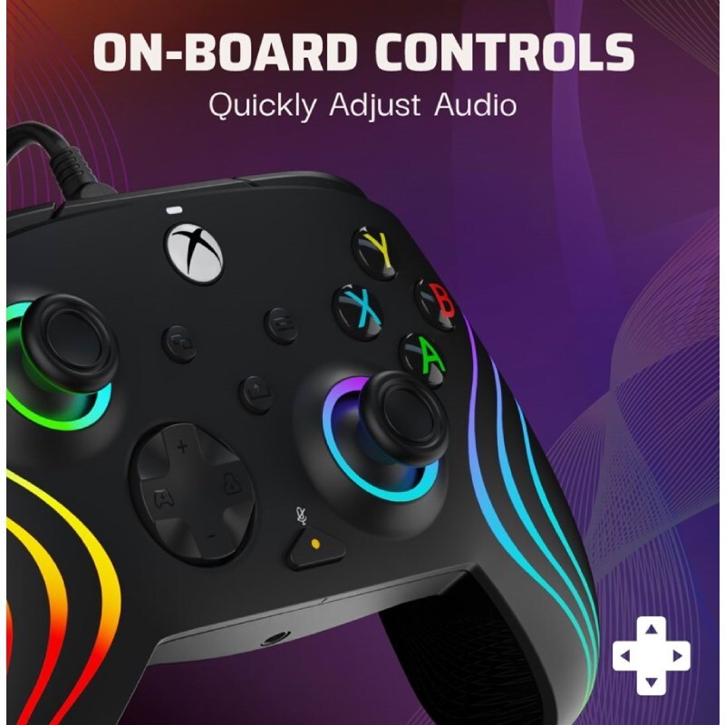 دسته بازی PDP Afterglow Wave Black XBOX Series X/S / PC