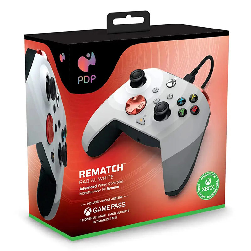 دسته بازی PDP Rematch Radial White XBOX Series X/S / PC