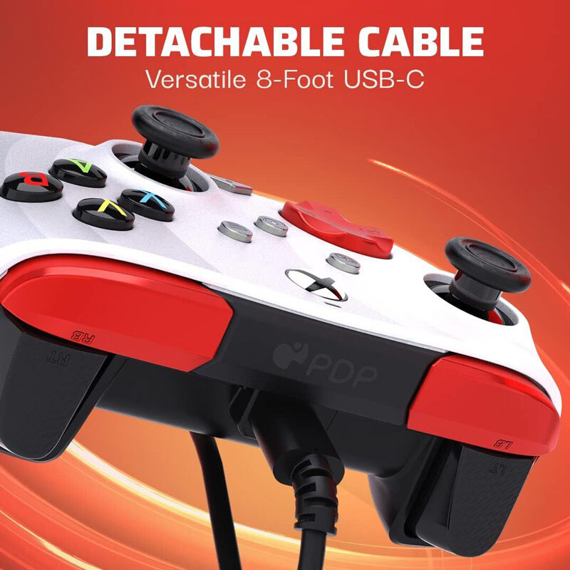 دسته بازی PDP Rematch Radial White XBOX Series X/S / PC