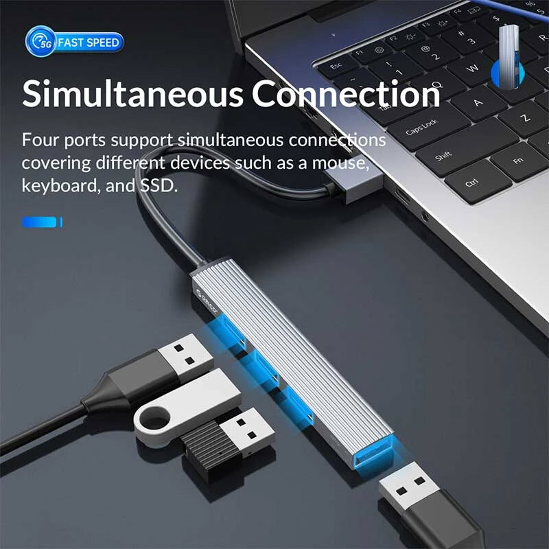 هاب 4 پورت USB 2.0 اوریکو AH-A13