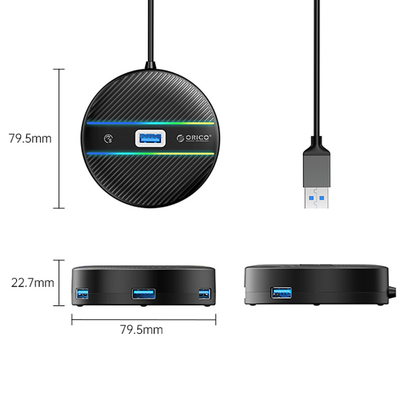 هاب 4 پورت USB 3.0 اوریکو YSR2-U3
