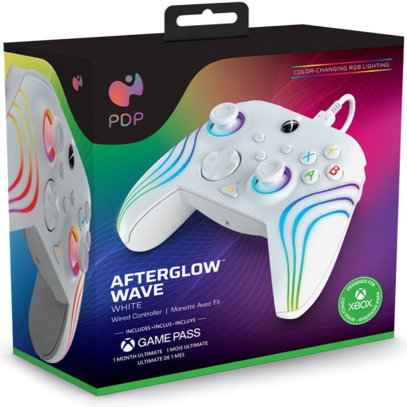 دسته بازی PDP Afterglow Wave White XBOX Series X/S / PC