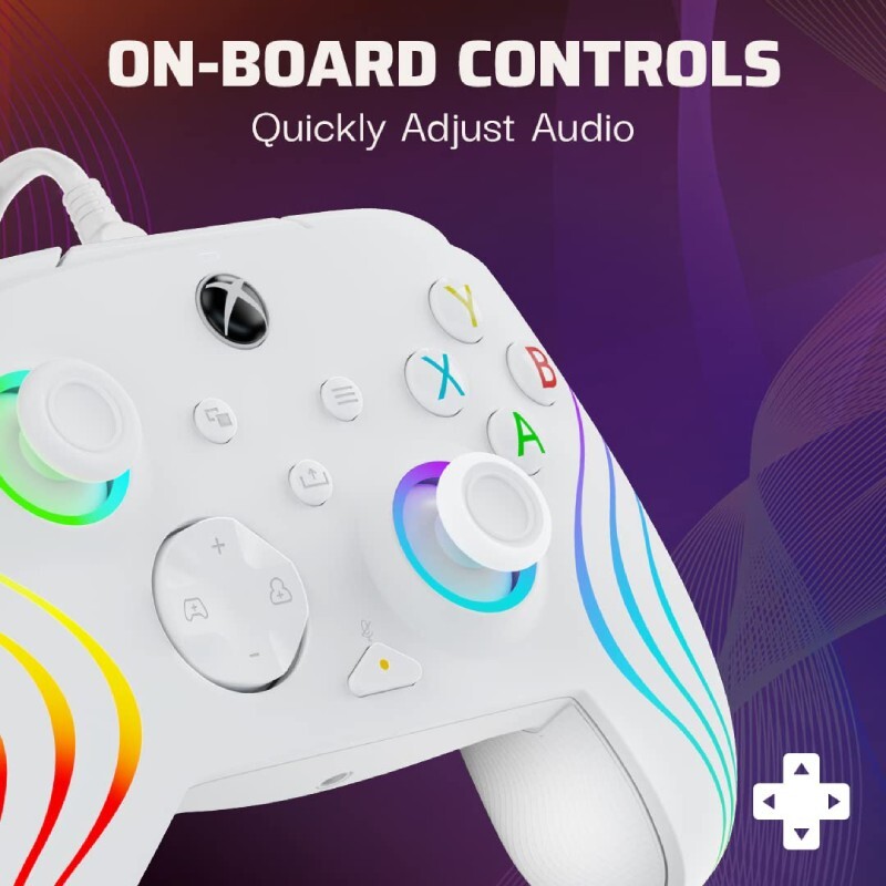 دسته بازی PDP Afterglow Wave White XBOX Series X/S / PC