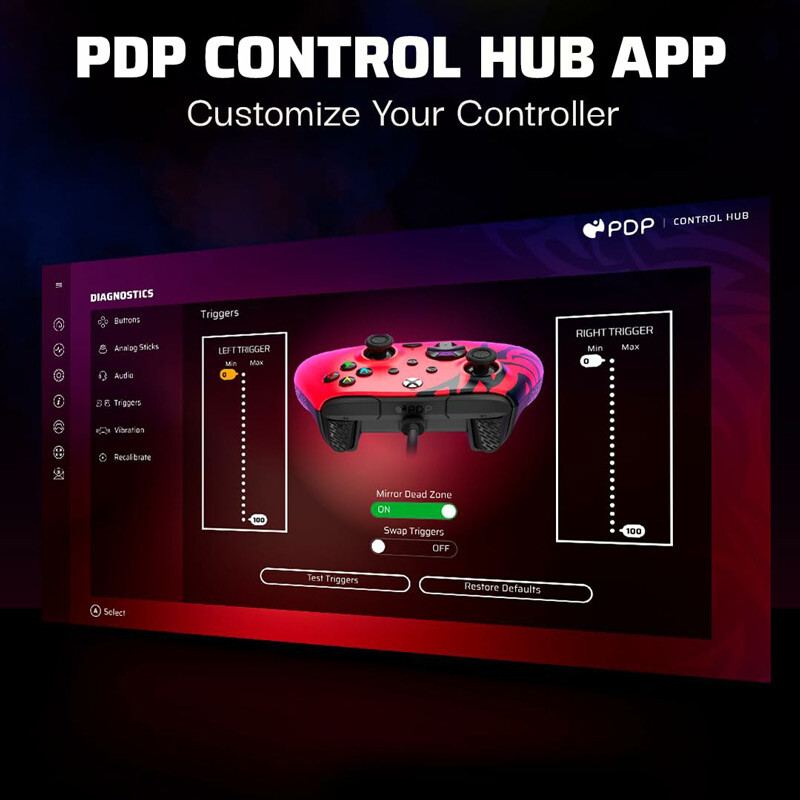 دسته بازی PDP Rematch Spirit Red XBOX Series X/S / PC