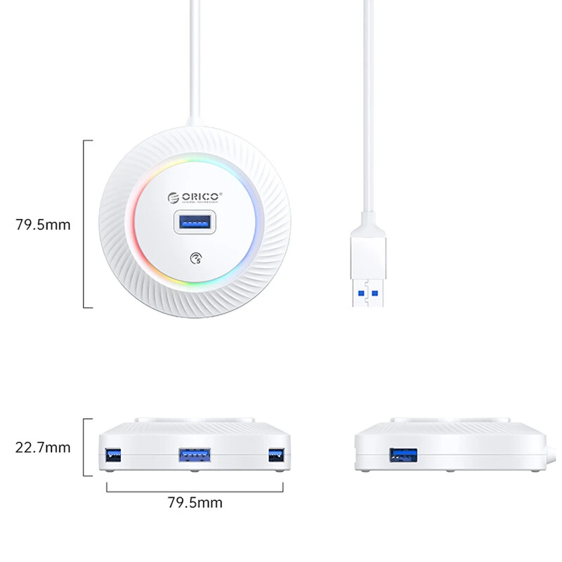 هاب 4 پورت USB 3.0 اوریکو YKR2-U3-03