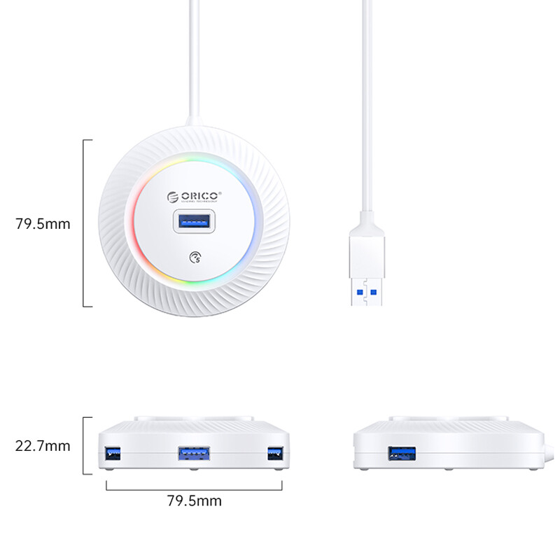 هاب 4 پورت USB 3.0 اوریکو YKR2-U3-03