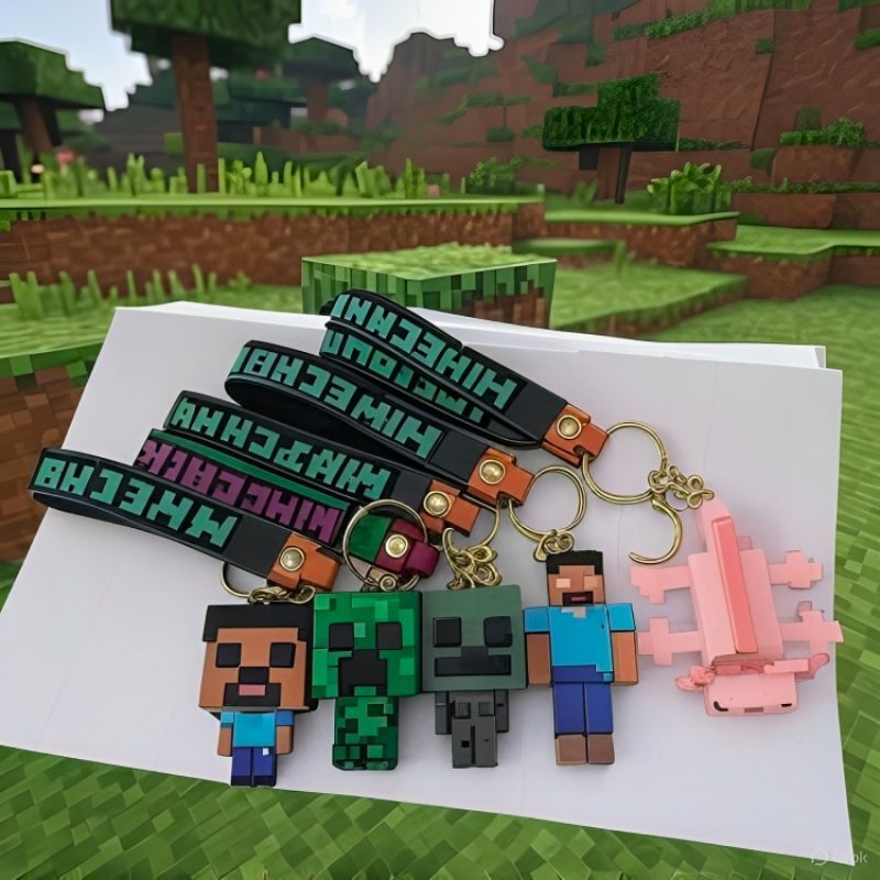 جاکلیدی سیلیکونی طرح ماینکرافت Minecraft