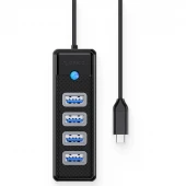 هاب 4 پورت Type-C اوریکو PW4U-C3