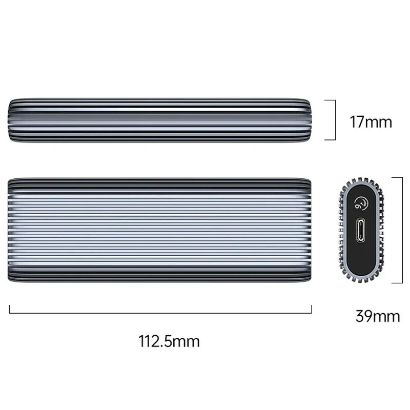 باکس هارد M.2 NVMe SSD اوریکو AM2C3-G2