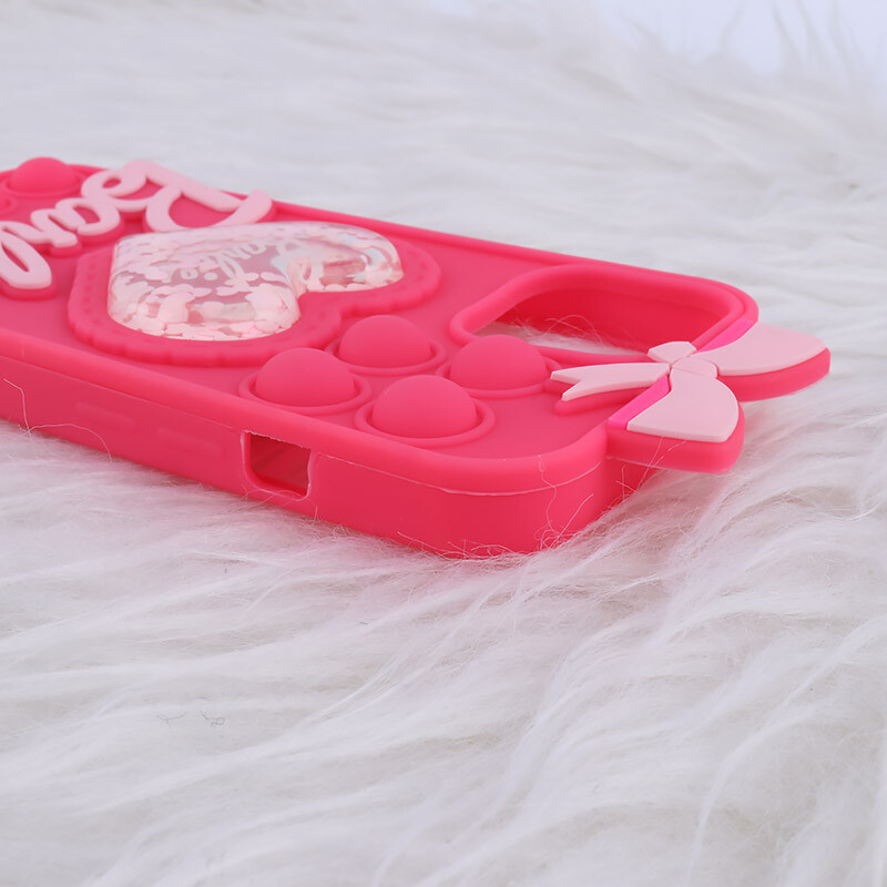 قاب آکواریومی پاپیتی آیفون iPhone 13 / 14 طرح Barbie