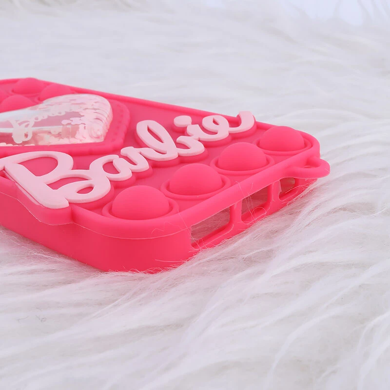 قاب آکواریومی پاپیتی آیفون iPhone 13 / 14 طرح Barbie