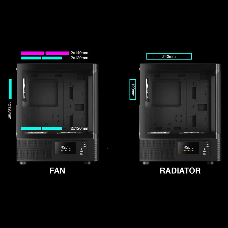 کیس کامپیوتر گیم دیاس Gamdias ATLAS E2 CG