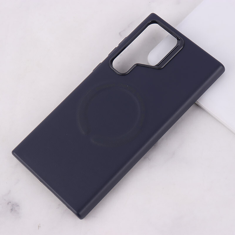 قاب چرمی مگ سیف Leather سامسونگ Galaxy S23 Ultra