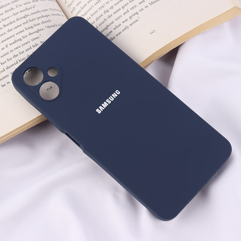 قاب سیلیکونی اصلی زیربسته سامسونگ Galaxy A06 محافظ لنزدار