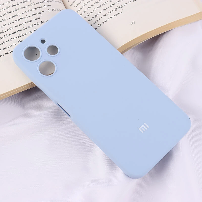 قاب سیلیکونی اصلی زیربسته شیائومی Redmi 12 محافظ لنزدار