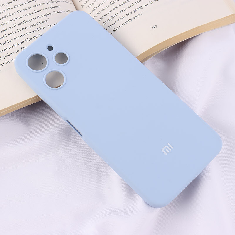 قاب سیلیکونی اصلی زیربسته شیائومی Redmi 12 محافظ لنزدار