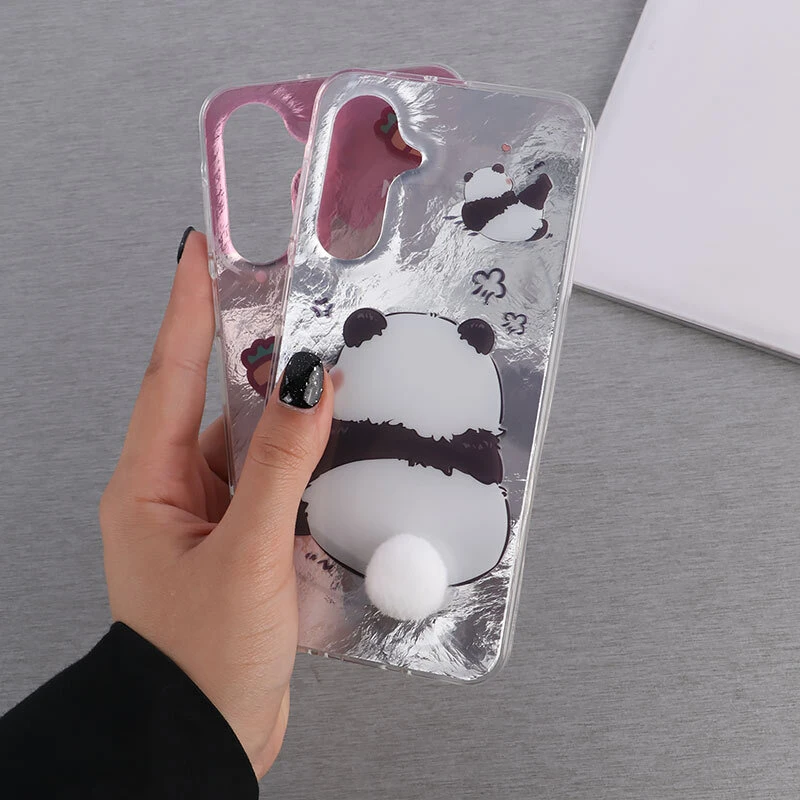 قاب هولوگرامی براش سامسونگ Galaxy A26 عروسکی دم پشمالو