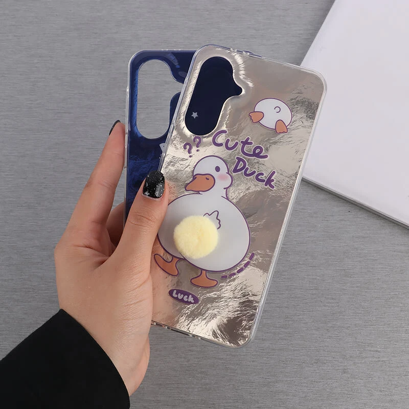 قاب هولوگرامی براش سامسونگ Galaxy A36 عروسکی دم پشمالو