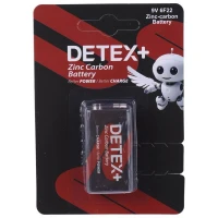 باتری کتابی Detex+ 6F22 9V