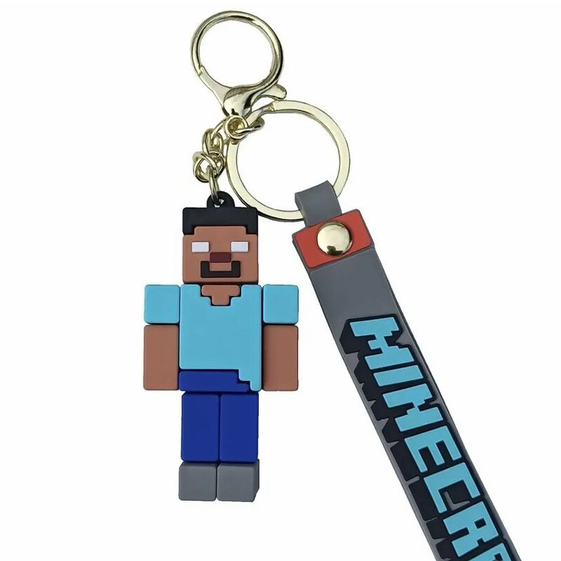 جاکلیدی سیلیکونی طرح ماینکرفت Minecraft بسته 5 عددی