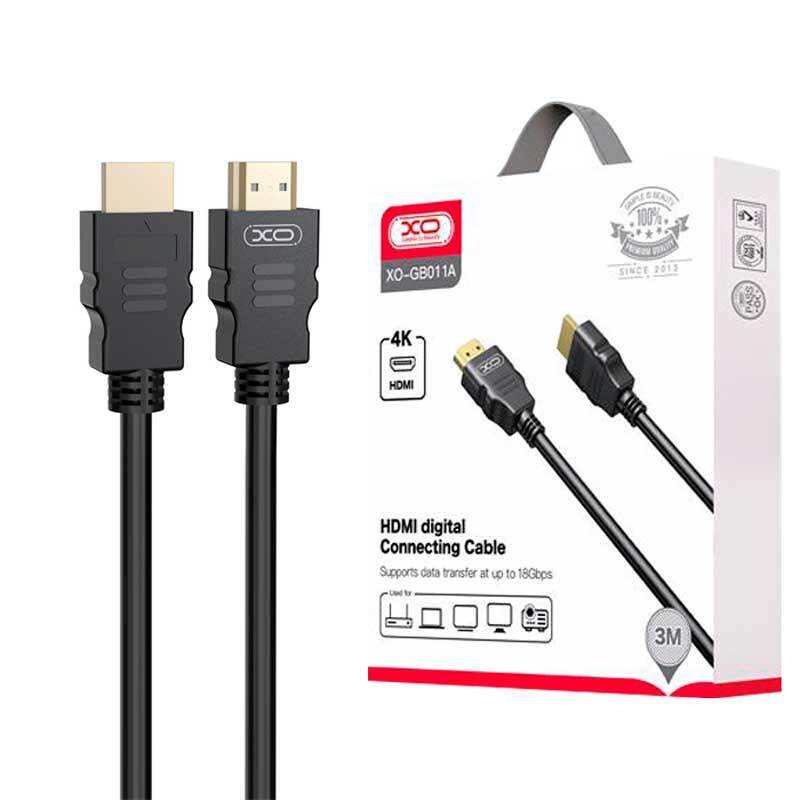 کابل HDMI 4K ایکس او XO-GB011A طول 3 متر
