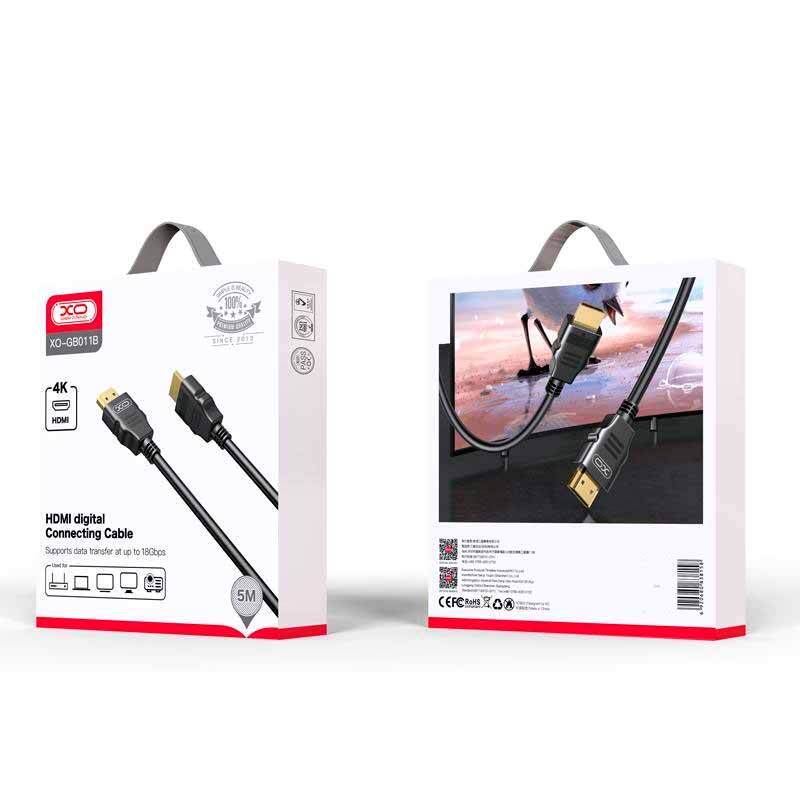 کابل HDMI 4K ایکس او XO-GB011B طول 5 متر