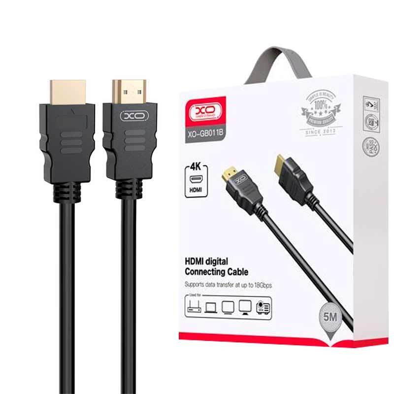 کابل HDMI 4K ایکس او XO-GB011B طول 5 متر