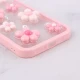 قاب اکلیلی آیفون iPhone 13 Pro Max نرگس صورتی برجسته
